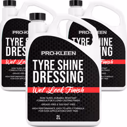 ProKleen Tyre Shine Dressing Wet Look Finish - 3 x 2L