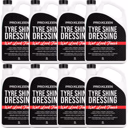 ProKleen Tyre Shine Dressing Wet Look Finish - 8 x 2L