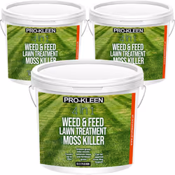 Pro-Kleen 4-in-1 Lawn Feed Weed & Moss Killer 2.5kg - 3