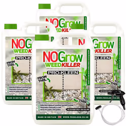NoGrow 5L Acetic Acid Weed Killer - 20L