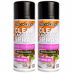 Pro-Kleen Multi-surface Clear Lacquer Spray - Gloss, 2