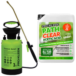 5L Path Clear 30% Acetic Acid & Pump Sprayer - 3L