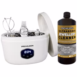 Pro-Kleen Ultrasonic Jewellery Cleaner & Cleaning Solution