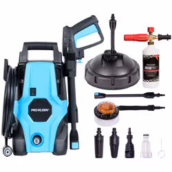 Pressure Washer wirt Rotary Brush, Patio cleaner & Snow Foam Lance