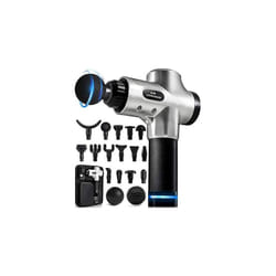Muscle Massage Gun Deep Tissue Massager Gun with 15 Heads and 2 Massage Balls - 30 Speed Electric Handheld Massagers Muscle Gun Massager - Percus