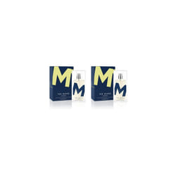 M EDT Duo Pack, Unique Notes of Tonka Bean and Sensual Musk with a Rich Woody Base, Mark of Distinction, Man Eau de Toilette, 2 x 75ml