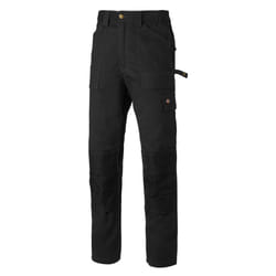 Dickies Grafter Duo Tone Cargo Pocket Workwear Knee Pad Trousers Pants WD4930 - Black, 30R
