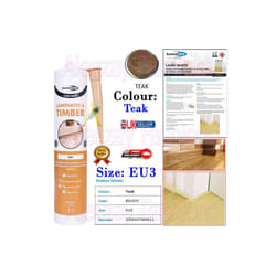 Bond It Lami-Mate Timber & Laminate Sealant Wood Floor Silicon Teak