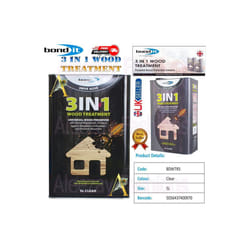Bond it 3 in 1 Clear Wood Treatment Preservative Trades Build 5L