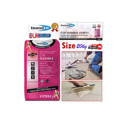 Bond It CTA Flexible Tile Adhesive Grey Cement Ceramic Floor Wall 20kg