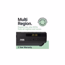 Majority DVD Player for TV | All Region Full HD 1080P DVD Player | Slim Design, Easy Controls, Remote Controlled DVD Player | High Definition Scaling,