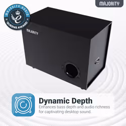 Majority Bluetooth DX30 2.1 Desktop Speakers PC Laptop Gaming
