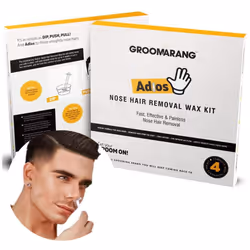 Nose Waxing Kit Groomarang Adios Nose Hair Waxing Kit Hair Removal