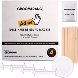 Nose Waxing Kit Groomarang Adios Nose Hair Waxing Kit Hair Removal