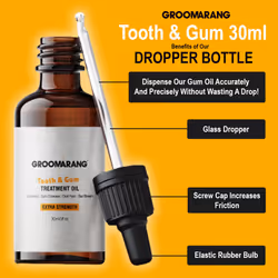 Groomarang Tooth Gum Oil 100% Pure Botanical Oils Extra Strength 30ml