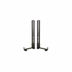 Soundbar Bracket, Universal Versatile Mount for Mounting Above or Below TV, Max Vesa 600 x 400, for Sound Bar or Speaker with Max Weight up to 15KG,