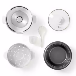 Rice Cooker & Steamer 1.0L Non Stick Bowl Cooking Pot 400W Warmer Auto Shut-Off
