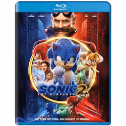Elevation Sales Sonic the Hedgehog 2 (2022), Movie, Blu-ray, PG, Coloured, Adults & Children, Adventure