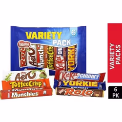 Nestle Milk Chocolate Bar Selection Multipack 264g 6 Pack X3