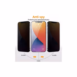 iPhone 12 Series Anti Spy Privacy Tempered Glass Screen Protector - iPhone 12 / iPhone 12 Pro