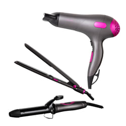 Carmen C81128 hair styling tool Hair styling kit Warm Grey, Violet 1800 W