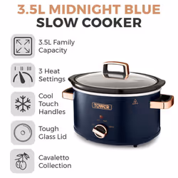 Tower T16042MNB Cavaletto 3.5 Litre Slow Cooker - Additional view 7