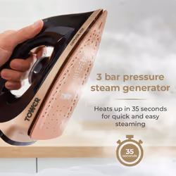 Tower 2700W Steam Generator with 1.2 Litre Capacity Water Tank - Additional view 4