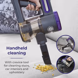 Tower T513005 Pro XEC20 Corded 3-in-1 Vacuum Cleaner with Cyclonic Suction, Built-in HEPA 13 Filter and Detachable Handheld Mode