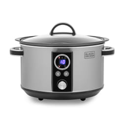 Black & Decker BXSC16044GB slow cooker 3.5 L 2200 W Black, Chrome