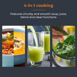 Tower T12067 Vison Soup Maker, Stainless Steel, 1.6L - Additional view 7