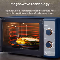 Tower Cavaletto 20L Manual Microwave - Midnight blue - Additional view 6