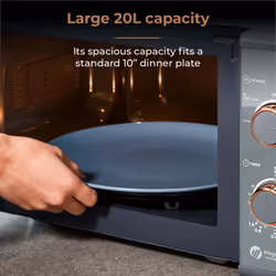 Tower Cavaletto 20L Manual Microwave - Grey - Additional view 5