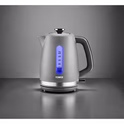 Tower T10067G Odyssey Kettle with Quick Boil, 1.7L, 3000W, Grey