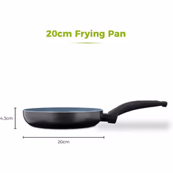 Tower T80350 Cerasure 20cm Fry Pan with Non-Stick Coating, Suitable for All Hob Types, Graphite