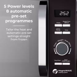 Tower Renaissance 20L Microwave - Black - Additional view 4