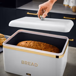 Tower T826130WHT Cavaletto Bread Bin - Optic White