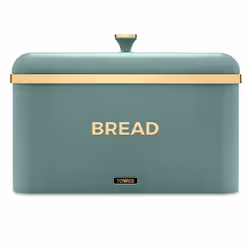 Tower T826130JDE Cavaletto Stainless Steel Bread Bin in Jade Green