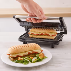 Tower T27038 750W Panini Grill Cerastone Stainless Steel