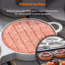 Tower T932010 hamburger press Stainless steel Aluminium - Additional view 7