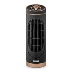 Tower T629000 Cavaletto Tower Fan with 2-Hour Timer, 3 Speeds, Automatic Oscillation, 14â, 30W, Black & Rose Gold