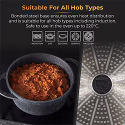 TOWER T900193  - 24cm Casserole - Additional view 4
