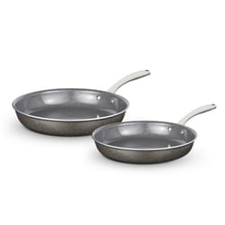 Tower Cerastone Pro Forged Aluminium 2 Piece Frying Pan Set, Non-Stick Coating, Graphite T900202