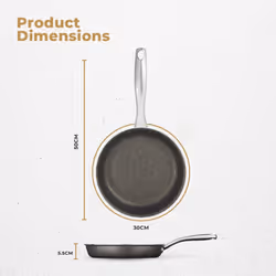 Tower Cerastone Pro Forged Aluminium Frying Pan with Non-Stick Coating, Graphite T900203 - Additional view 7