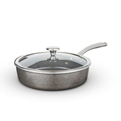 Tower Cerastone Pro Forged Aluminium Multi-Pan, Tempered Glass Lid, Non-Stick Coating, Graphite T900205