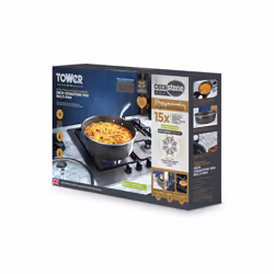Tower Cerastone Pro Forged Aluminium Multi-Pan, Tempered Glass Lid, Non-Stick Coating, Graphite T900205 - Additional view 10