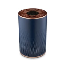 TOWER T673000BLG Desktop Air Purifier, Powerful HEPA 13 Filter with Multicolour Mood Lighting, Midnight Blue and Copper