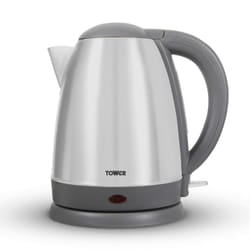 Tower Presto PT10072P 1.8L Kettle with Concealed Heating Element and 360 Degree Swivel Base, Polished Stainless Steel