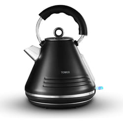 Tower T10074BLK electric kettle 1.7 L 3000 W Black, Chrome