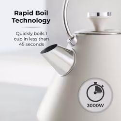 Tower Cavaletto 3KW 1.7 Litre Pyramid Kettle Latte - Additional view 4