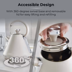 Tower Cavaletto 3KW 1.7 Litre Pyramid Kettle Latte - Additional view 8